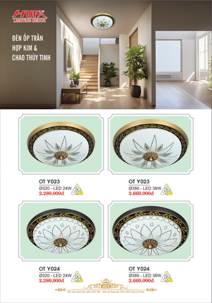 Bảng giá đèn trang trí HUFA